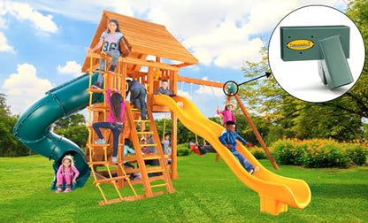 Eastern Jungle Gym Easy 1-2-3 A-Frame Swing Set Brackets Pack of 4 Brackets | Heavy Duty Brackets with All Mounting Hardware | DIY Swing Set Parts to Build Playground Sets for Backyards - style: A-Frame Swing Set Brackets (Pack of 4)