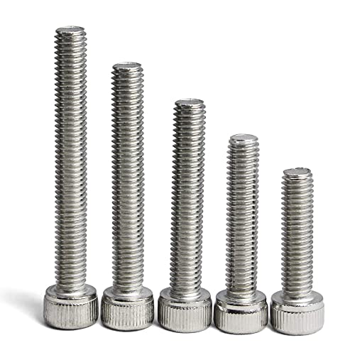 M5 x 20/25/30/35/40mm Socket Head Cap Screws M5 Bolts Stainless Steel 304 Metric Machine Hex Socket Screw, 50PCS - size: M5 x 20/25/30/35/40mm
