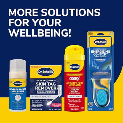 Dr. Scholl’s Odor-X ODOR-FIGHTING Spray-Powder // All-Day Odor Protection and Sweat Absorption - Packaging May Vary