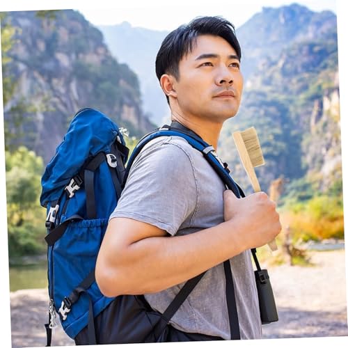YARNOW Climbing and Bouldering Brush Thick Bristles Ergonomic Handle Rope Cleaning Brush for Climbing Holds Shoes Multipurpose