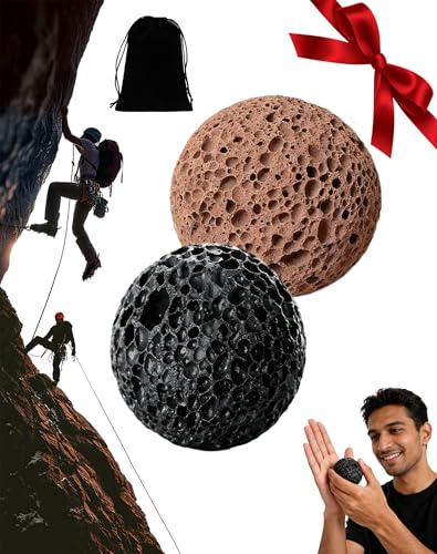 Callus Ball for Hand, Moon Grip Ball Callus Rock, Textured Hand Grip Strengthener, Grip Strengthener & Hand Gripper Alternative, Improve Strength, Rock-Solid Hands, For Rock Climbers, Gym Rats - color: mix, size: 1.96in