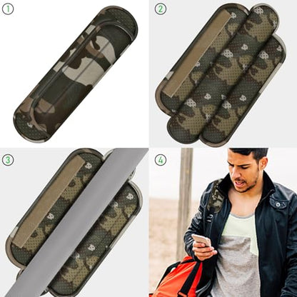 ZINZ Universal Shoulder Pad with Ultra Thick Cushion for Bag Luggage Bag Crossbody, Plus Long & Anti-Slip & Breathable,Camouflage Green - color: Camouflage Green
