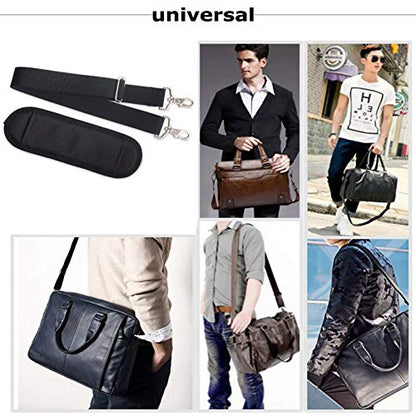 JAKAGO 61" Replacement Shoulder Strap, Padded Long Duffel Bag Strap Universal Adjustable Shoulder Belt with Non-Slip Pad