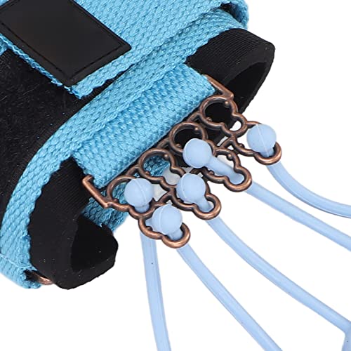 Finger Stretcher Extensins Finger Exerciser with Adjustable Wrist Strap - Silicone Hand Grip Strengthener for Training, Suitable for Rock Climbing, Guitar, Tennis and More - size: 40lb