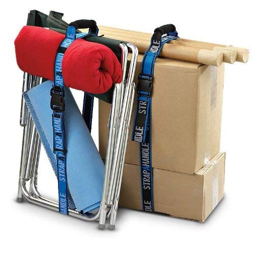 8’ Carry Strap with Handle | 2-Pack | Adjustable Belt | Easy, Safe, Secure, Lifting, Moving, Carrying Heavy Boxes, Groceries | Best Luggage Strap (Strap-A-Handle 2 Pack - 8ft. Length, 40lb. Capacity) - color: 8' Length, 40lb. capacity - 2 Pack