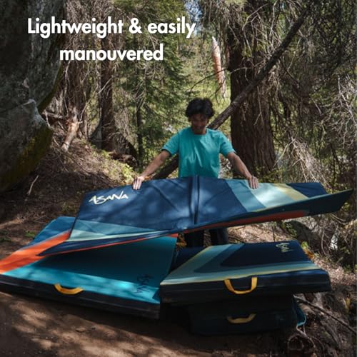 Asana VersaPad - Revolutionary Supplemental Bouldering Crash Pad - Sit Start Bouldering Mat, Climbing Crash Pad Gap Cover, Sport Mat & Essential Bouldering Gear - style: Lux