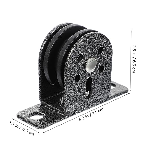 Exercise Pulley Wheel Fitness Bearing Pulley Smooth Rotation Reinforced Material Indoor/Outdoor Use