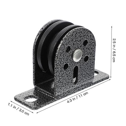 Exercise Pulley Wheel Fitness Bearing Pulley Smooth Rotation Reinforced Material Indoor/Outdoor Use
