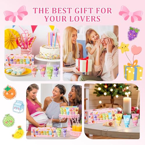 BESNEL 8 Pack Hand Cream Gift Set For Women, Teacher Appreciation Gifts, Mini Hand Lotion Travel Size in Bulk for Dry Cracked Hands, Graduation Gift, Birthday Gift, Bridesmaid Gift,Party Favors - size: 0.7 Fl Oz (Pack of 8)