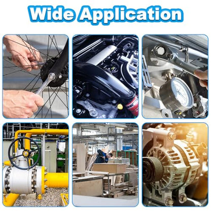 M6-1.0 x 25mm Flanged Hex Head Bolts Flange Hexagon Screws, External Flange Hex Drive Screws,Class 10.9 Black Finish,Alloy Steel, Fully Threaded, 40 PCS - size: M6x25mm
