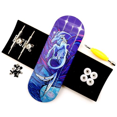 32mm Pro Fingerboard 12 Constellation Series Wooden Finger Board (Capricorn) - color: Capricorn