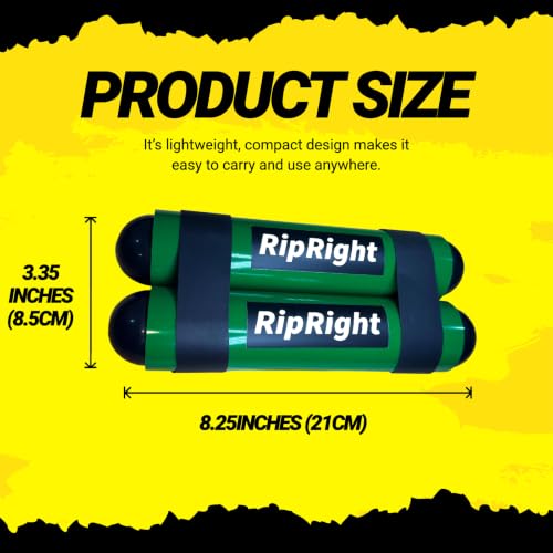 Premium RipStick Pillz, Workout Equipment for Joint Rehab, Shoulder Strength, Resistance Training, and Muscle Building, with 6 Adjustable Resistance Bands - color: Green/Black