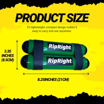 Premium RipStick Pillz, Workout Equipment for Joint Rehab, Shoulder Strength, Resistance Training, and Muscle Building, with 6 Adjustable Resistance Bands - color: Green/Black