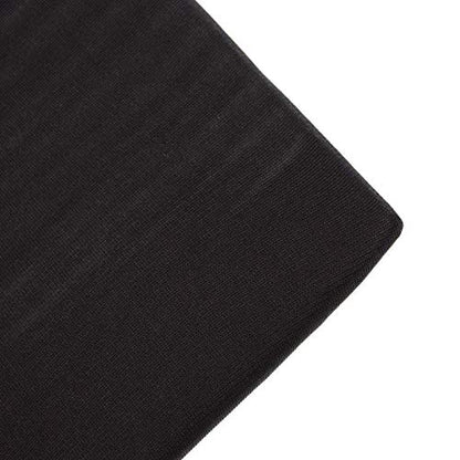 Aerial Silks Yoga Hammock Kit, 11 Yards, Hardware and Swivel | Knitted fabric with swivel and guide, portable carry bag included, for aerial yoga, gymnastics and home gym practice - color: Black