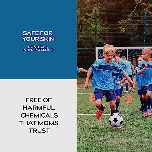 Sports Gear Odor Eliminator Spray, Unscented, 9 fl oz | 30s Fast-Acting, Safe for Skin, No Perfumes, Mineral Formula, For Ice Hockey Pads, Helmets, Gloves, Shoes & Yoga Mats