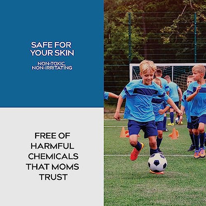 Sports Gear Odor Eliminator Spray, Unscented, 9 fl oz | 30s Fast-Acting, Safe for Skin, No Perfumes, Mineral Formula, For Ice Hockey Pads, Helmets, Gloves, Shoes & Yoga Mats