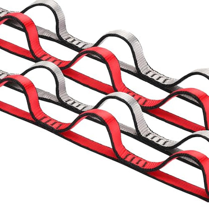 2pcs Daisy Chains, Adjustable Nylon Strap - color: Red