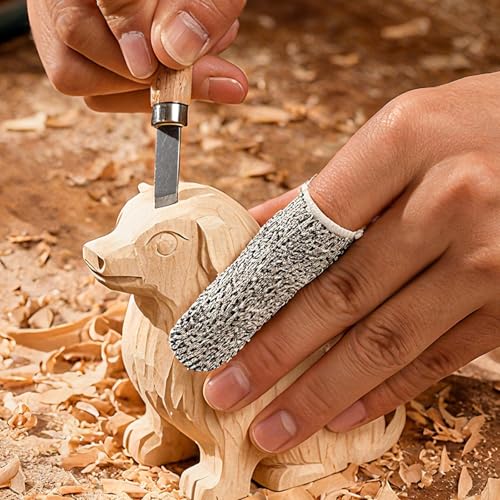 Antislip Finger Guard With Adjustable Tightness For Fishing Wood Carving Stone Engraving Cut Protector Fishing Finger Cover