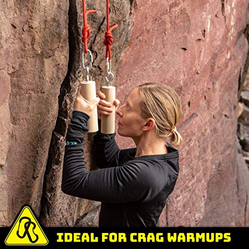 ToughGrips Training Holds - Build Rock Climbing Finger and Shoulder Strength, Improve Pullups, and Build Ninja Courses