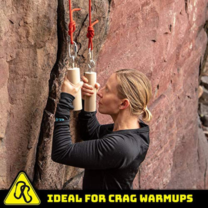 ToughGrips Training Holds - Build Rock Climbing Finger and Shoulder Strength, Improve Pullups, and Build Ninja Courses
