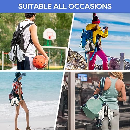 Footwear Clip Sports and Outdoor Climbing Trip,Footwear Clip Sports Accessory,Hang Extra Shoes Cleats Boots or Gear on Your Bag - size: X-Large