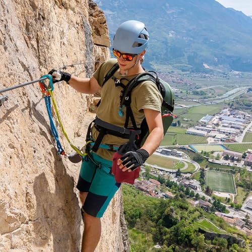 Chalk Container for Rock Climbing and Bouldering with Zippered Storage Pockets, Wine Red Pouch for Gymnastics and Outdoor Climbing Gear