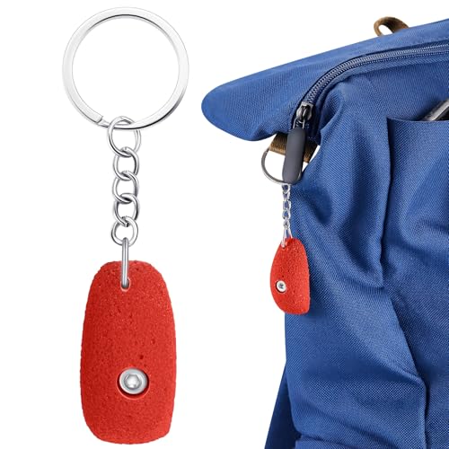 Wonderjune Rock Climbing Keychain Valentine's Birthday Gift Climbing Accessories for Climbers Friends Women Men Hiking Lover - color: Red