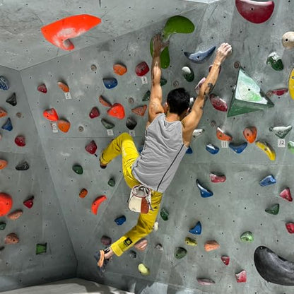 KAILAS Chalk Bag for Climbing Bouldering Giftbox Wide Opening Brush Holders Rock Climbing Gear - color: Orange