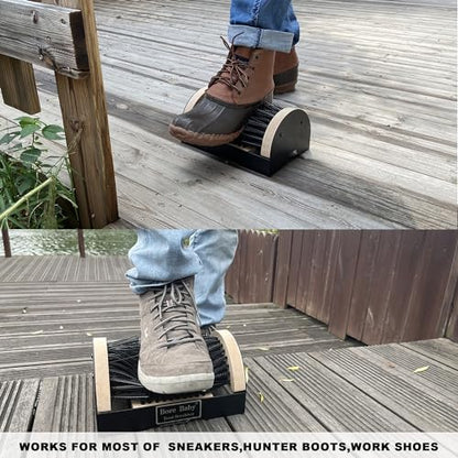 Boot Scrubber - Outdoor Heavy Duty Boot Scraper Brush & Shoe Mud Cleaner | Outdoor heavy-duty boot scrubber . Quickly removes mud, snow and debris from boots and shoes. Durable all-weather design. - color: Boot Scraper