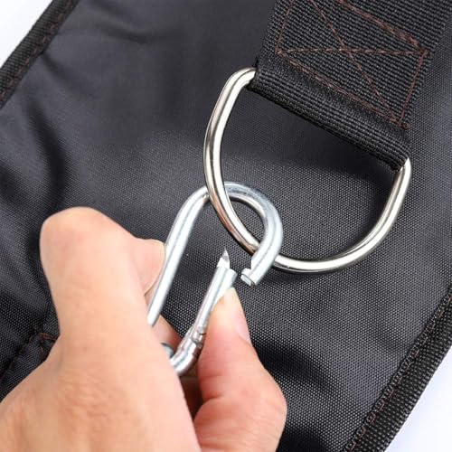Dip Belt with Chain for Weightlifting, Pullups, Powerlifting, Crossfit, and Bodybuilding Workouts, Long Heavy Duty Steel, Comfortable Neoprene Waist Support