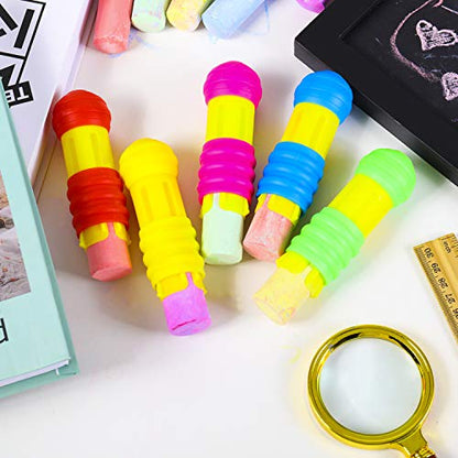 Outus 10 Pieces Railroad Chalk Holder Plastic Adjustable Chalk Clip for Teachers Students Back to School Office Classroom - size: 10 Count (Pack of 2)