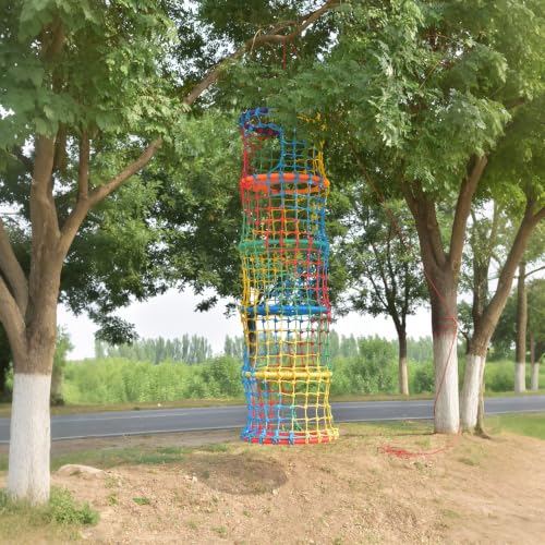 Saucer Tree Swing for Kids Climbing Rope Ladder for Children Rock Climbing Holds Suspension Indoor and Outdoor Balance Coordination Training Equipment (5 Tier) - size: 5 Tier