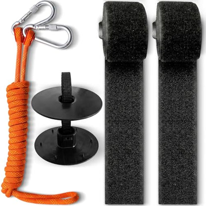 Lily Pad Floating Mat Accessories Kit | Tether, Grommet & Straps | Complete Floating Mat Kit: Bungee Tether, Grommet Hardware & Storage Straps, For Lily Pad Mats at Lake, Pool & Dock - color: Complete Kit