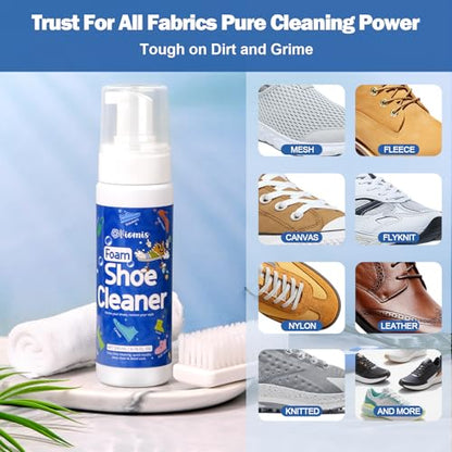 Shoe Cleaner, 6.76oz Professional Foam Sneaker cleaning kit