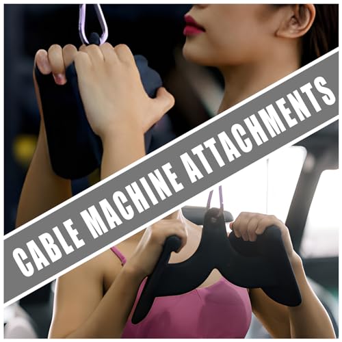 Ergonomic LAT Pull Down Bars, Back and Triceps Strength Training Equipment, LAT Pulldown Attachments, Cable Attachments for Home Gym - color: BT0013