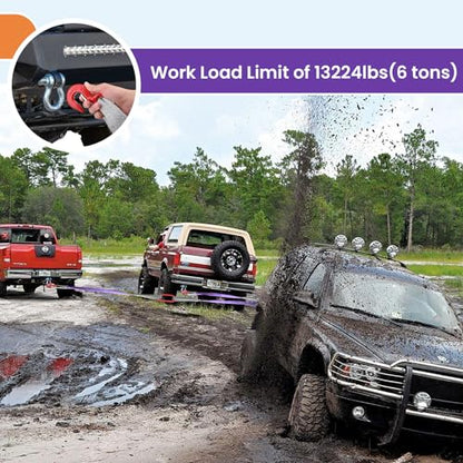 Lifting Slings Straps with Hooks - 3.3 FT, 4409LB Pounds Capacity, Polyester Bridle Sling, Heavy Duty Two Leg Rigging Strap for Engines, Cranes, Hoists, Truck, Purple