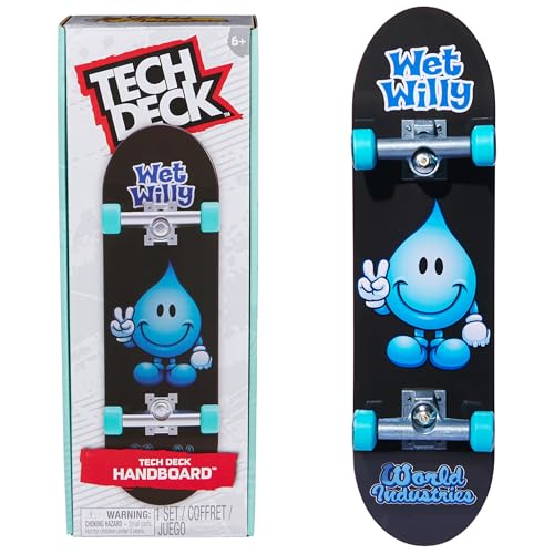 TECH DECK World Industries Handboard, Authentic Mini Skateboard | 9x Larger than a Fingerboard, Hands Only, Authentic Graphics, Die-Cast Trucks, Skateboard Gifts for Kids & Collectors Ages 6+