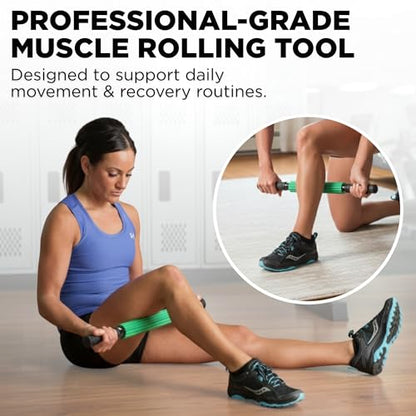 THERABAND Roller Massager+, 19"-21" Retractable Muscle Massage Stick for Full-Body Use, Deep Tissue & Trigger Point Self-Massage, Portable Handheld Fascia Release Tool for Runners, Athletes - style: Portable