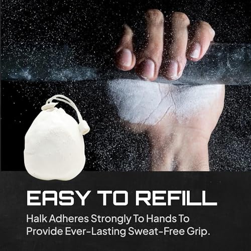 Beasty Chalk - Chalk Ball, 80 gram - Premium Gym Chalk in Refillable Sock - Non Toxic - Great for Climbing, Gymnastics, Weightlifting, Crossfit, Pool, Training