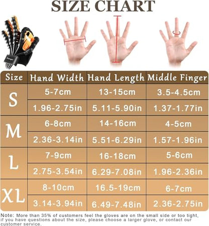 9th Generation Upgrade Rehabilitation Robot Gloves for Stroke Recovery – Hand Weakness & Hemiplegia Home Physical Therapy Device with Mirror Training & Multi-Mode (Left & Right Hand, XL) - size: Left & Right Hand, XL