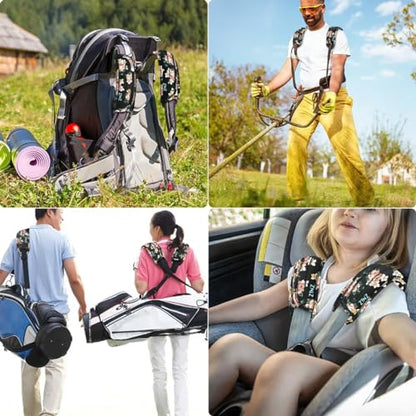 ZINZ 2-Pack Universal Shoulder Pad with Ultra thick Cushion for Bag Luggage Bag Crossbody, Plus Long & Anti-Slip & Breathable,Dark Rose-2Pack - color: Dark Rose-2pack