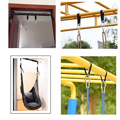 Tree Swing Straps Hanging Kit, 2Pcs 9.84 inches | Heavy Duty, For Swing, Hammocks, Seat, Yoga, Sandbags, Pulley System, Home Gym - color: 25cm straps