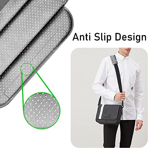 ZINZ Universal Shoulder Pad with Ultra Thick Cushion for Bag Luggage Bag Crossbody, Plus Long & Anti-Slip & Breathable,Grey - color: Grey