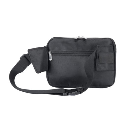 Nurse Utility Organizer Fanny Pack Hip Bag Waist Pack Pouch Case with Multi-Compartment and Tape Holder for Medical Scissors Care Kit Tool (Black) - color: Black