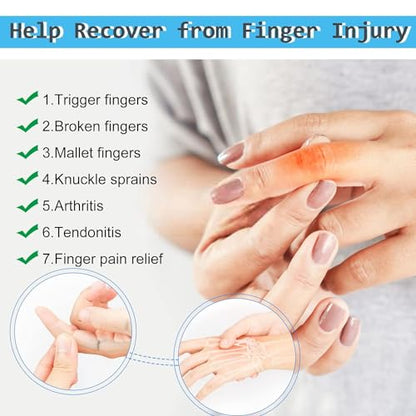 Finger Compression Sleeves, 10 Pcs | Finger Protectors Cots for Arthritis Swelling Basketball Sport, Breathable Elastic - color: Azure
