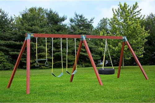 Eastern Jungle Gym Easy 1-2-3 90° A-Frame Swing Set Bracket Heavy Duty for Ez, Simple Install - DIY Swing Set Parts | Heavy Duty DIY Swing Set Hardware for Outdoor Playset Frame Construction, 90 Degree Bracket Beam Connector - style: 90° A-Frame Swing Set