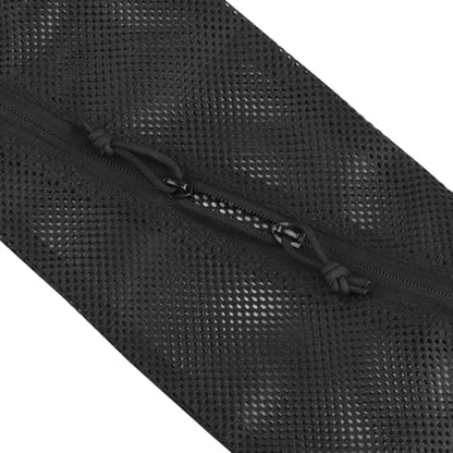 Tactical Mesh Pouch Insert, Modular Utility Admin Pockets Travel Organizer EDC Zipper Pouch 6X12,12X12 - color: BK, size: 6"x12"