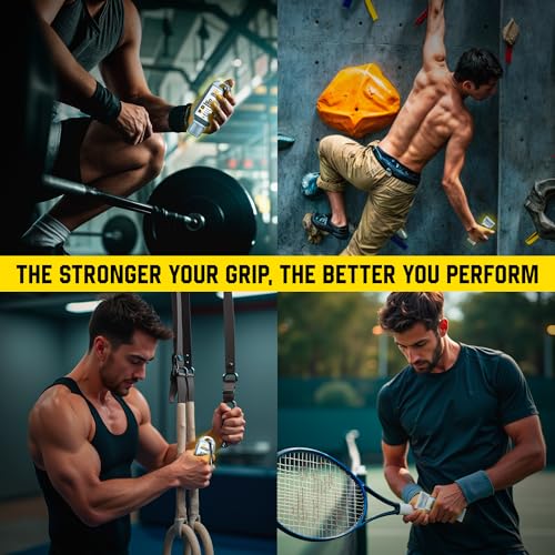 GRIPZILLA Liquid Chalk Kit Gym Chalk for Weight Lifting, Rock Climbing, Pole Grip, Bouldering, Powerlifting, Ball, Gymnastics, Sports, and Workout - Package May Vary - size: Clear Liquid Gel (50+50+100ml)