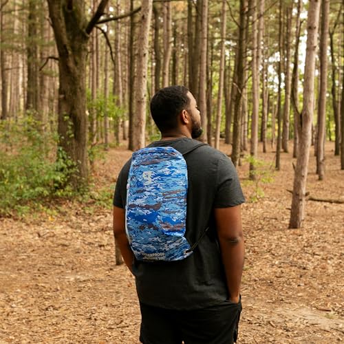 geckobrands Embark 10L Drawstring Backpack – Waterproof, Lightweight Dry Bag for Beach, Hiking, and Light Water Activities - color: Ember Geckoflage
