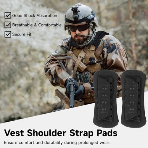 2-Pack Adjustable Shoulder Strap Cushions for Bags, Backpack Strap Pads, Breathable Mesh for Comfort and Stability